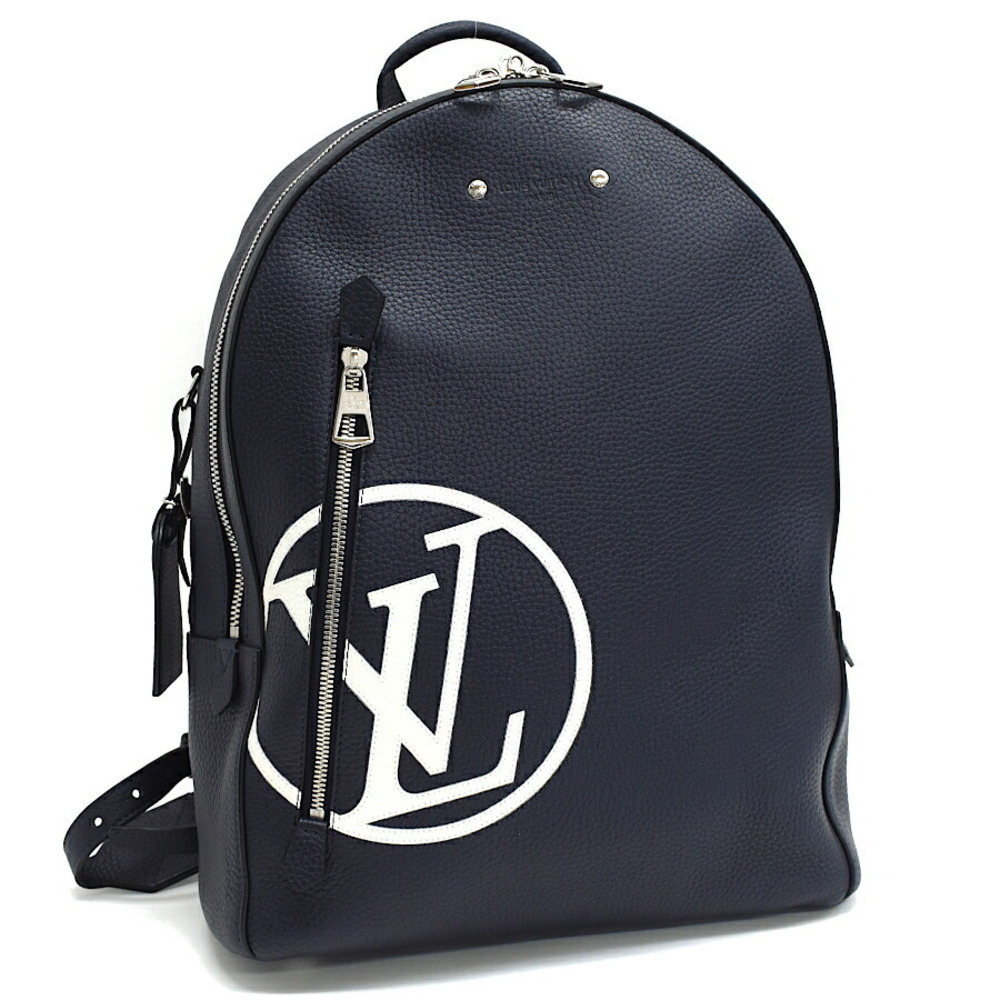 Louis Vuitton LV Circle Armand Backpack Taurillon Leather Navy Blue